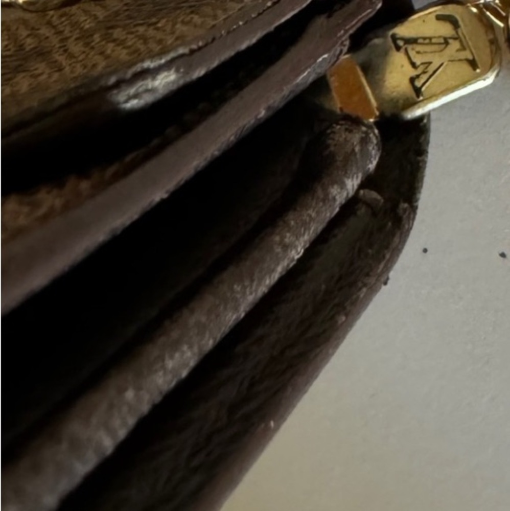 Vintage 1997 Louis Vuitton Sarah Wallet Damier Ebene - READ DESCRIPTION - Picture 13 of 15